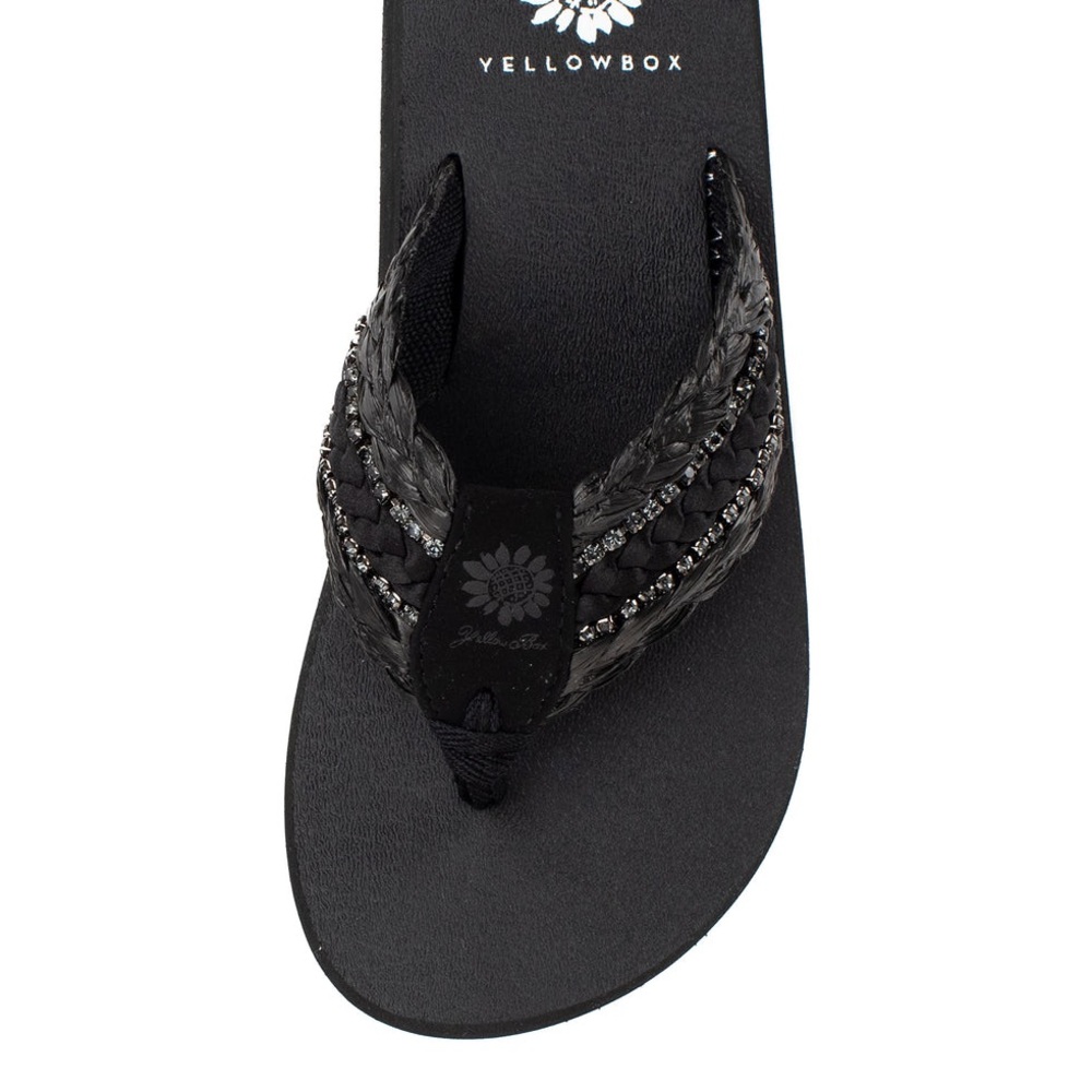 Yellow box Norla Flip Flop color black medium width - Picture 4 of 4